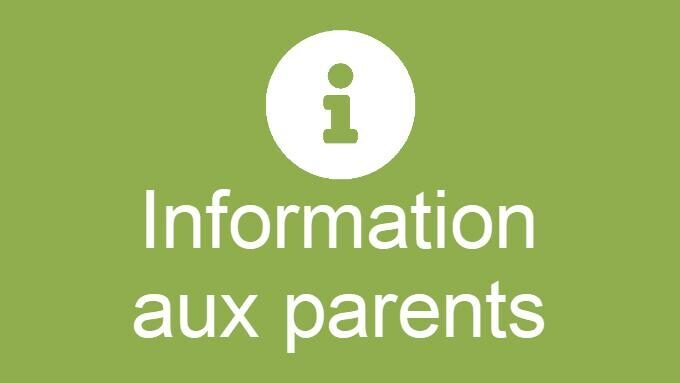 Informations de rentrée